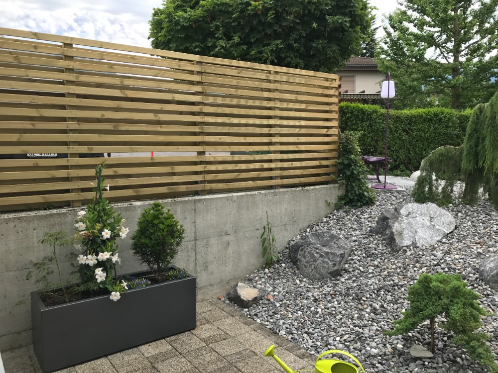 sichtschutzwand-holz